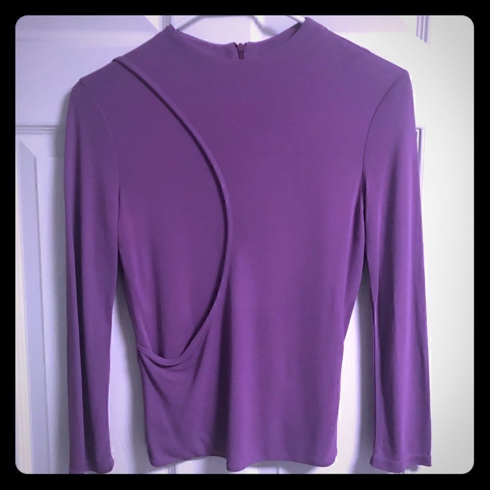 Versus Versace women’s size 6 or 28/42 purple top